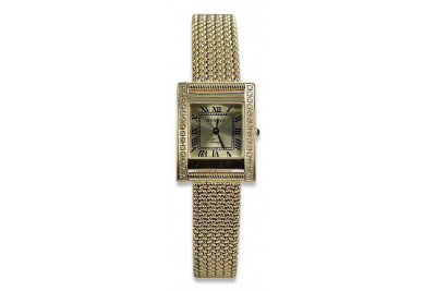 Reloj de Dama Geneve en Oro Amarillo 14k 585 lw035yy&lbw003y