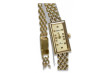 14-кв Желтое золото Итальянского стиля Lady Geneve часы lw063y