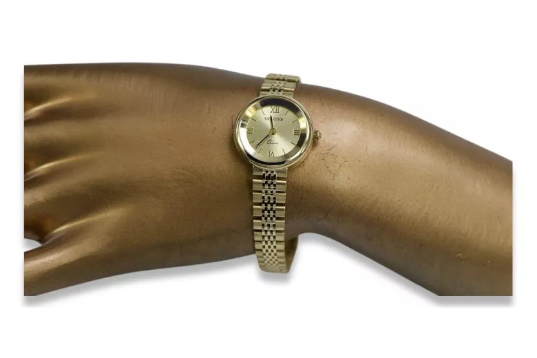 Reloj ★ de oro para damas zlotychlopak.pl Pureza de oro 585 333 ¡★ Precio bajo!