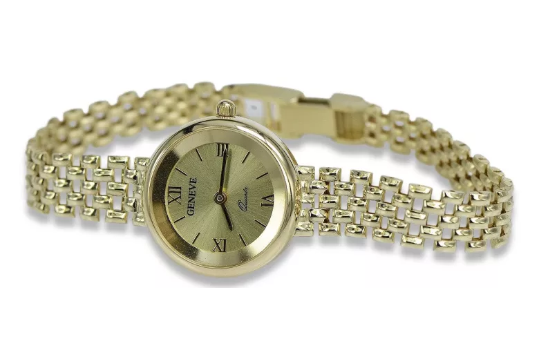 Gold ladies watch ★ zlotychlopak.pl ★ Gold purity 585 333 Low price!