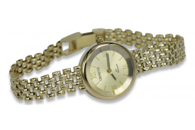 14K жълто злато, Злато Lady Geneve часовник lw069y