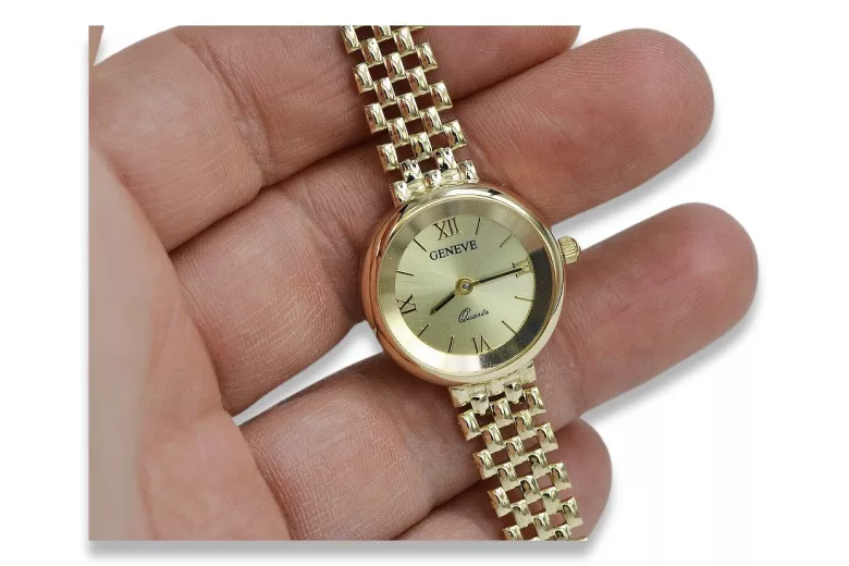 Montre ★ dame en or zlotychlopak.pl ★ Pureté d’or 585 333 Prix bas!