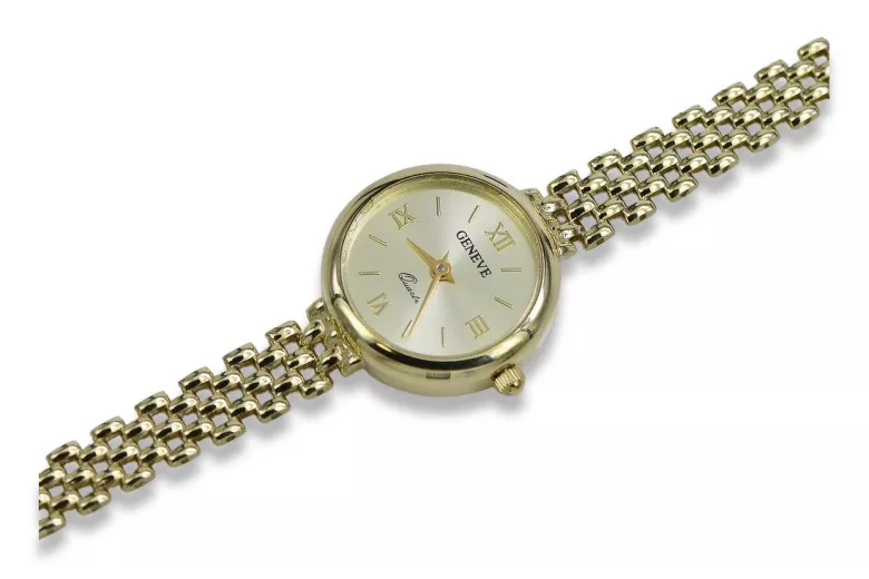 Gold ladies watch ★ zlotychlopak.pl ★ Gold purity 585 333 Low price!