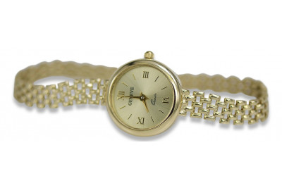 Reloj de dama en oro amarillo de 14 quilates Geneve, Or. lw070y