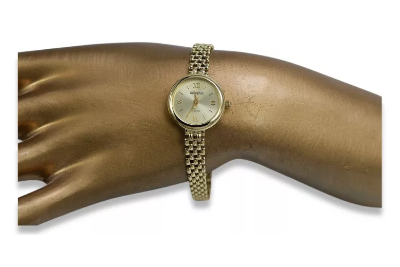 Gold ladies watch ★ zlotychlopak.pl ★ Gold purity 585 333 Low price!