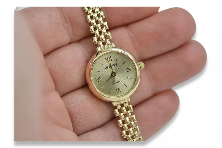 Gold ladies watch ★ zlotychlopak.pl ★ Gold purity 585 333 Low price!