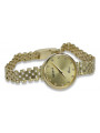 Gold ladies watch ★ zlotychlopak.pl ★ Gold purity 585 333 Low price!