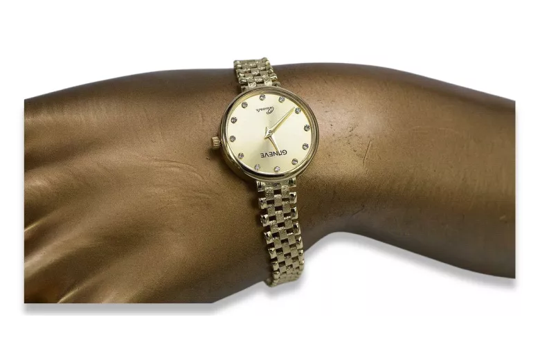 Reloj ★ de oro para damas zlotychlopak.pl Pureza de oro 585 333 ¡★ Precio bajo!