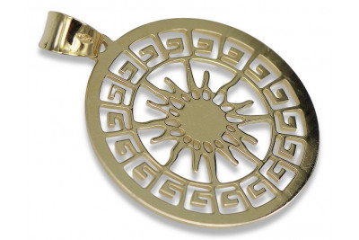 Gold Anhänger ★ zlotychlopak.pl ★ Gold Probe 585 333 niedriger Preis