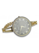 14k żółte złoto Lady Watch Geneve lw053y