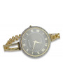 Italian 14K Yellow Gold Lady Watch Geneve lw053y