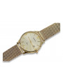 Goldene Herrenuhr Geneve ★ zlotychlopak.pl ★ Gold Reinheit 585 333 Niedriger Preis!