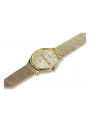 Reloj de oro para hombre Geneve ★ zlotychlopak.pl ★ Pureza de oro 585 333 Precio bajo!