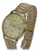 Gold men's watch Geneve ★ zlotychlopak.pl ★ Gold purity 585 333 Low Price!