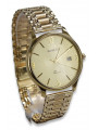 Gold men's watch Geneve ★ zlotychlopak.pl ★ Gold purity 585 333 Low Price!