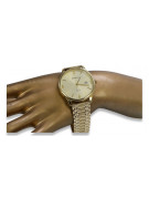 Gold men's watch Geneve ★ zlotychlopak.pl ★ Gold purity 585 333 Low Price!