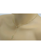 Italian 14K Yellow Gold Rosary Chain rcc004y