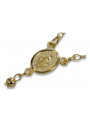 Italian 14K Yellow Gold Rosary Chain rcc004y