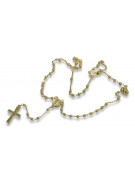 Italian 14K Yellow Gold Rosary Chain rcc004y