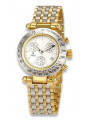 Reloj de hombre de oro amarillo de 14 quilates Geneve mw068y