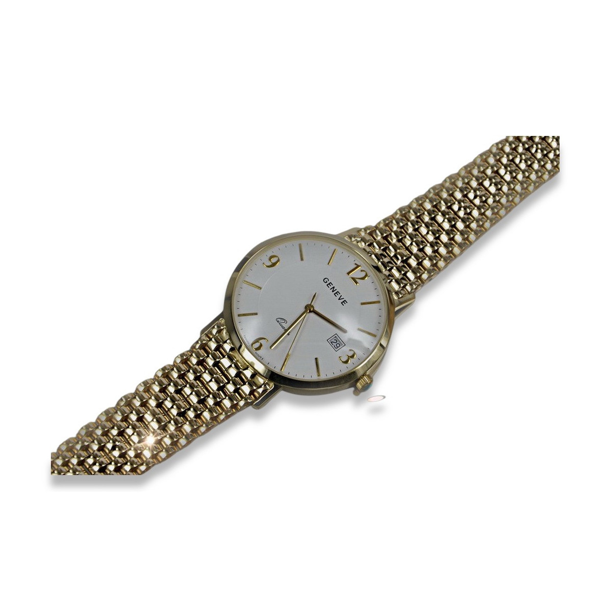 Reloj de hombre en oro amarillo de 14 quilates mw063y