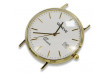 Montre pour homme en or jaune 14 carats, Blanc, O. mw006y