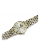 Reloj de oro para hombre Geneve ★ zlotychlopak.pl ★ Pureza de oro 585 333 Precio bajo!