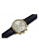 Gold men's watch Geneve ★ zlotychlopak.pl ★ Gold purity 585 333 Low Price!