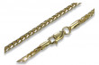 Italian Gold Spiga Chain, 14K Yellow White, Various Lengths cc035yw