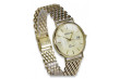 Italian Yellow 14k 585 Gold Men's Watch Geneve - Luxury Timepiece for Men mw006y&mbw005y