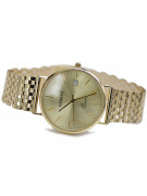 Gold men's watch Geneve ★ zlotychlopak.pl ★ Gold purity 585 333 Low Price!