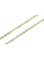 Yellow rose gold chain ★ russiangold.com ★ Gold 585 333 Low price