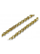 Yellow rose gold chain ★ russiangold.com ★ Gold 585 333 Low price