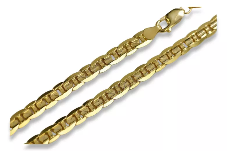 Yellow rose gold chain ★ russiangold.com ★ Gold 585 333 Low price