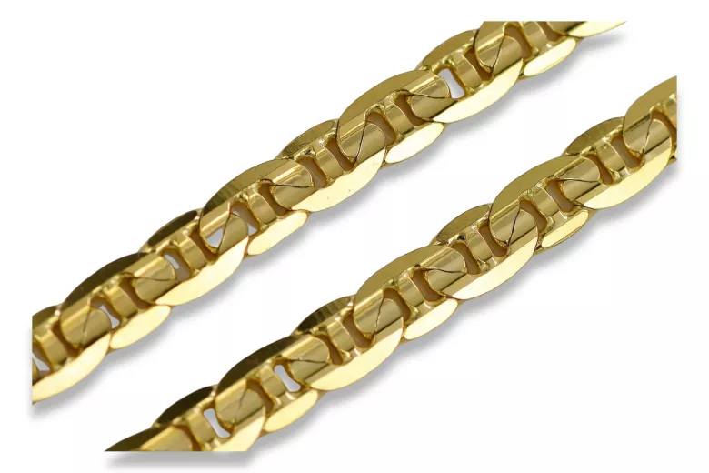 Yellow rose gold chain ★ russiangold.com ★ Gold 585 333 Low price