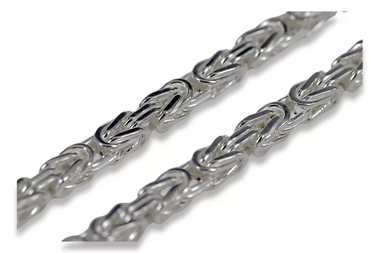 Bracelet Byzantin en argent sterling 925 avec différentes pierres précieuses cb014s