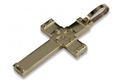 Croix ★ catholique d’or russiangold.com ★ or 585 333 Prix bas