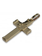 Goldenes katholisches Kreuz ★ russiangold.com ★ Gold 585 333 Niedriger Preis