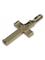 Goldenes katholisches Kreuz ★ russiangold.com ★ Gold 585 333 Niedriger Preis