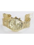 Gold men's watch Geneve ★ zlotychlopak.pl ★ Gold purity 585 333 Low Price!