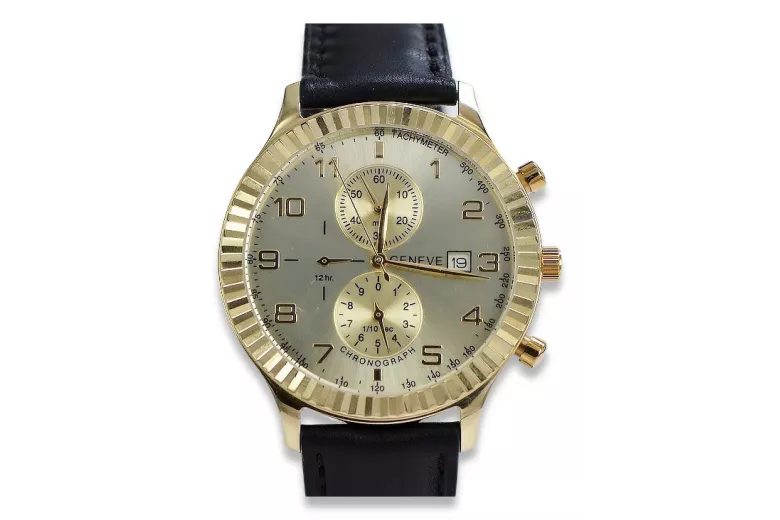 Montre homme en or Genève ★ zlotychlopak.pl ★ Pureté de l’or 585 333 Prix bas!