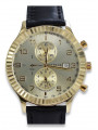 Reloj de oro para hombre Geneve ★ zlotychlopak.pl ★ Pureza de oro 585 333 Precio bajo!