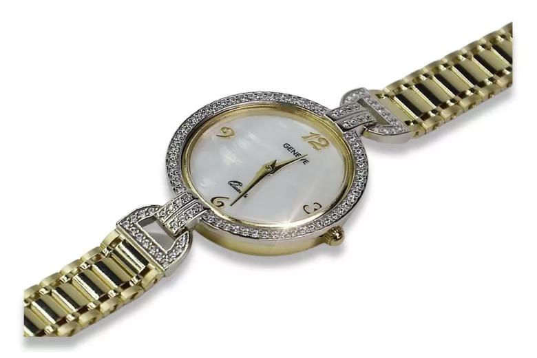 Reloj ★ de oro para damas zlotychlopak.pl Pureza de oro 585 333 ¡★ Precio bajo!