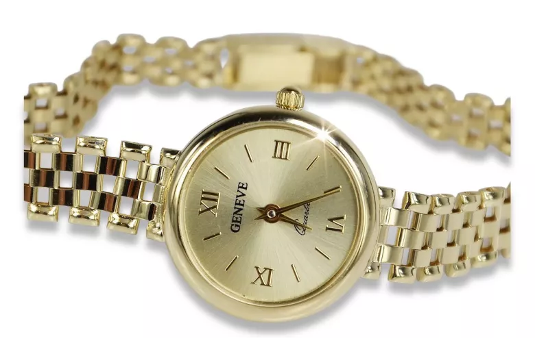 Reloj ★ de oro para damas zlotychlopak.pl Pureza de oro 585 333 ¡★ Precio bajo!