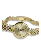 Reloj ★ de oro para damas zlotychlopak.pl Pureza de oro 585 333 ¡★ Precio bajo!