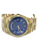 Gold men's watch Geneve ★ zlotychlopak.pl ★ Gold purity 585 333 Low Price!