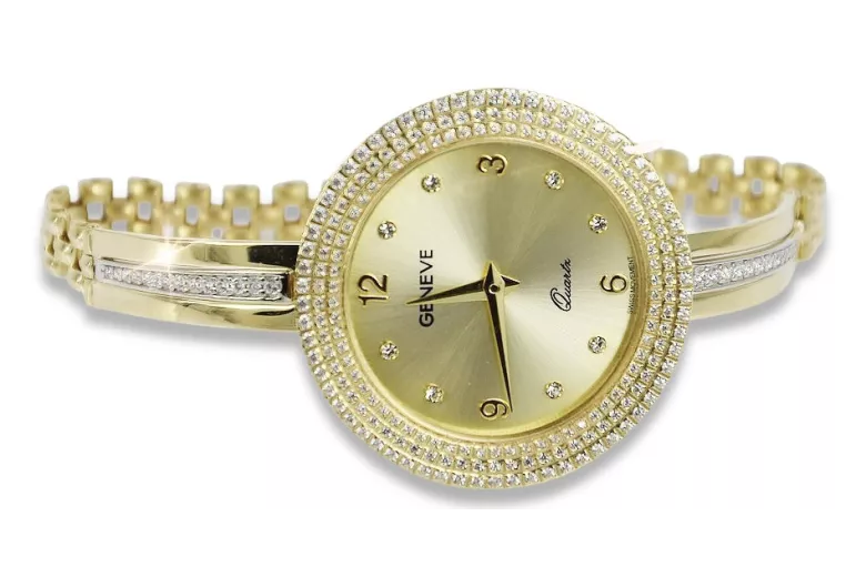 Reloj ★ de oro para damas zlotychlopak.pl Pureza de oro 585 333 ¡★ Precio bajo!