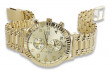 Sunbeam 14k 585 Gold Men's Watch Geneve mw007y&mbw006y