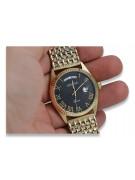 Reloj de oro para hombre Geneve ★ zlotychlopak.pl ★ Pureza de oro 585 333 Precio bajo!