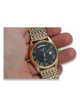 Goldene Herrenuhr Geneve ★ zlotychlopak.pl ★ Gold Reinheit 585 333 Niedriger Preis!